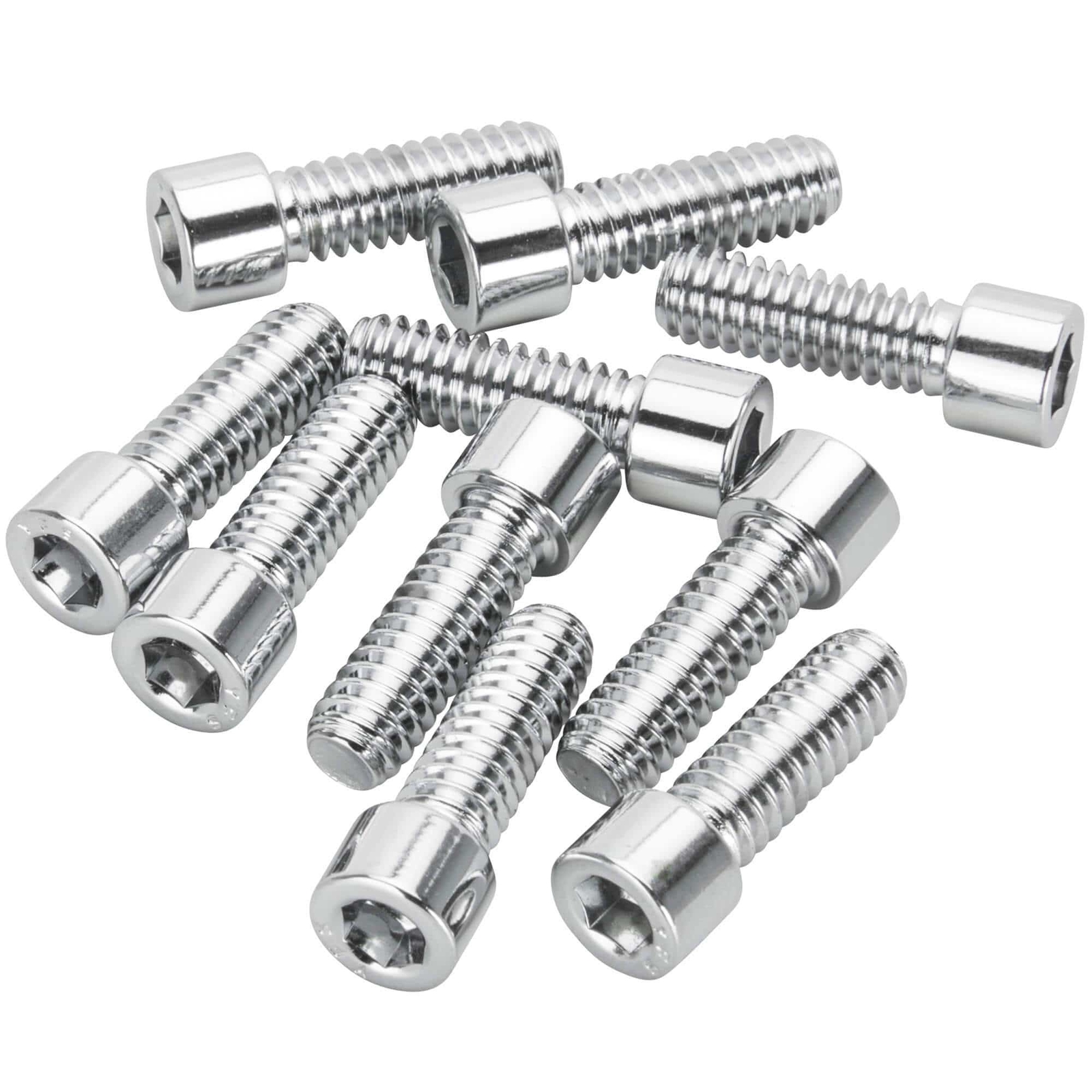 #PSHC-258 1/4-20 x 3/4" Polished Chrome Socket Head Allen Bolt - 10 Pack Colony