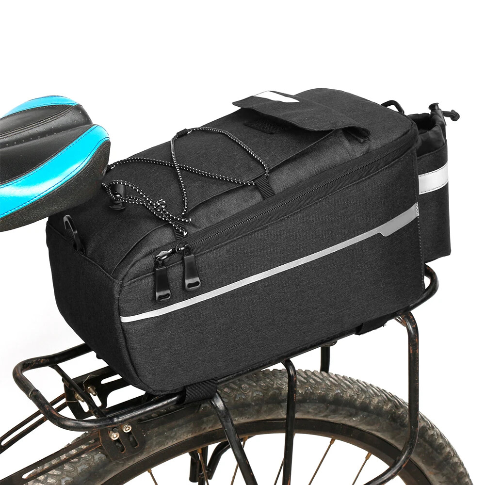 Insulated Trunk Cooler Bag Cycle Bicycle Rear Rack Storage Luggage Bag.