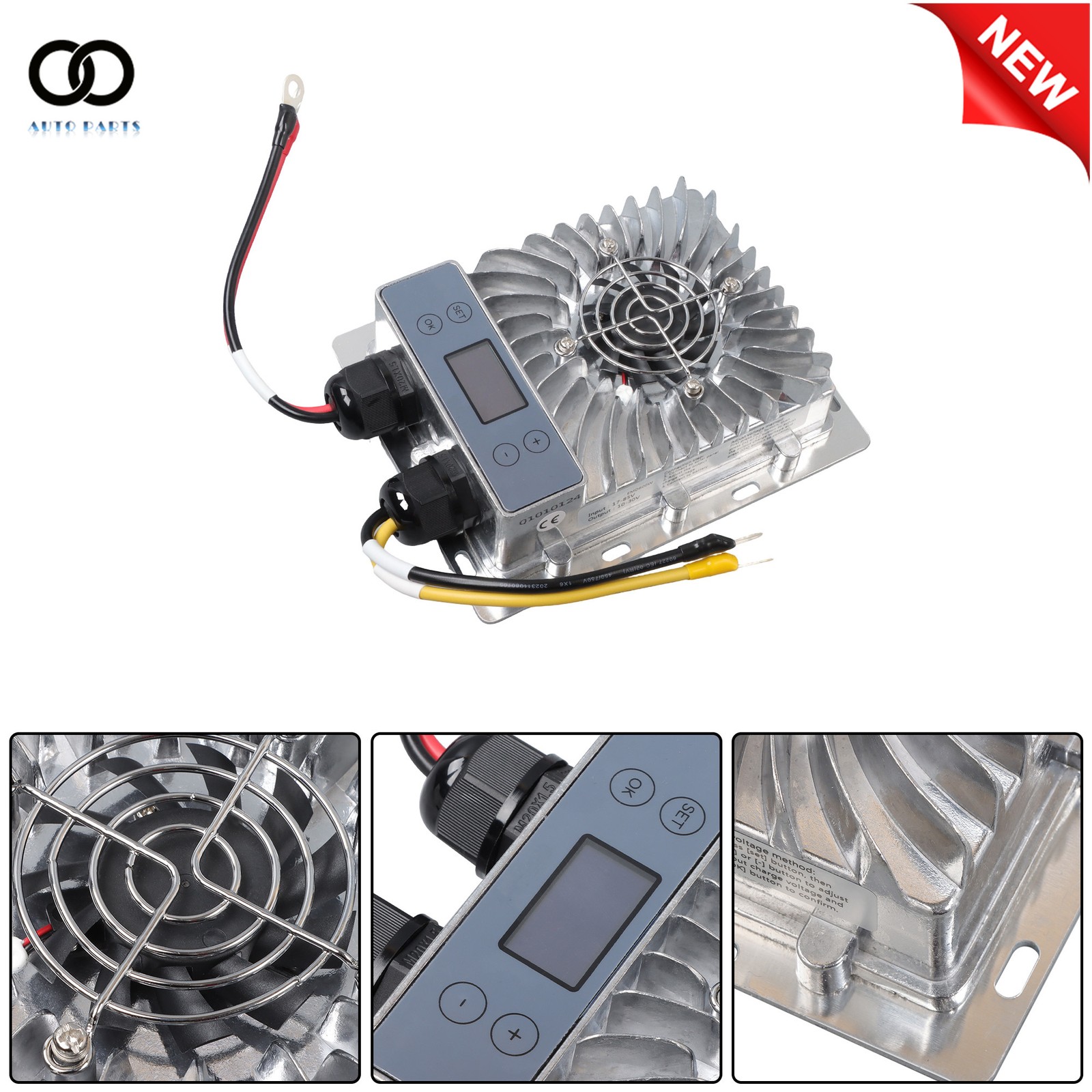 40Amp Solar Charge Controller MPPT 600W,12V/24V , LCD Display, 99.5% Efficient
