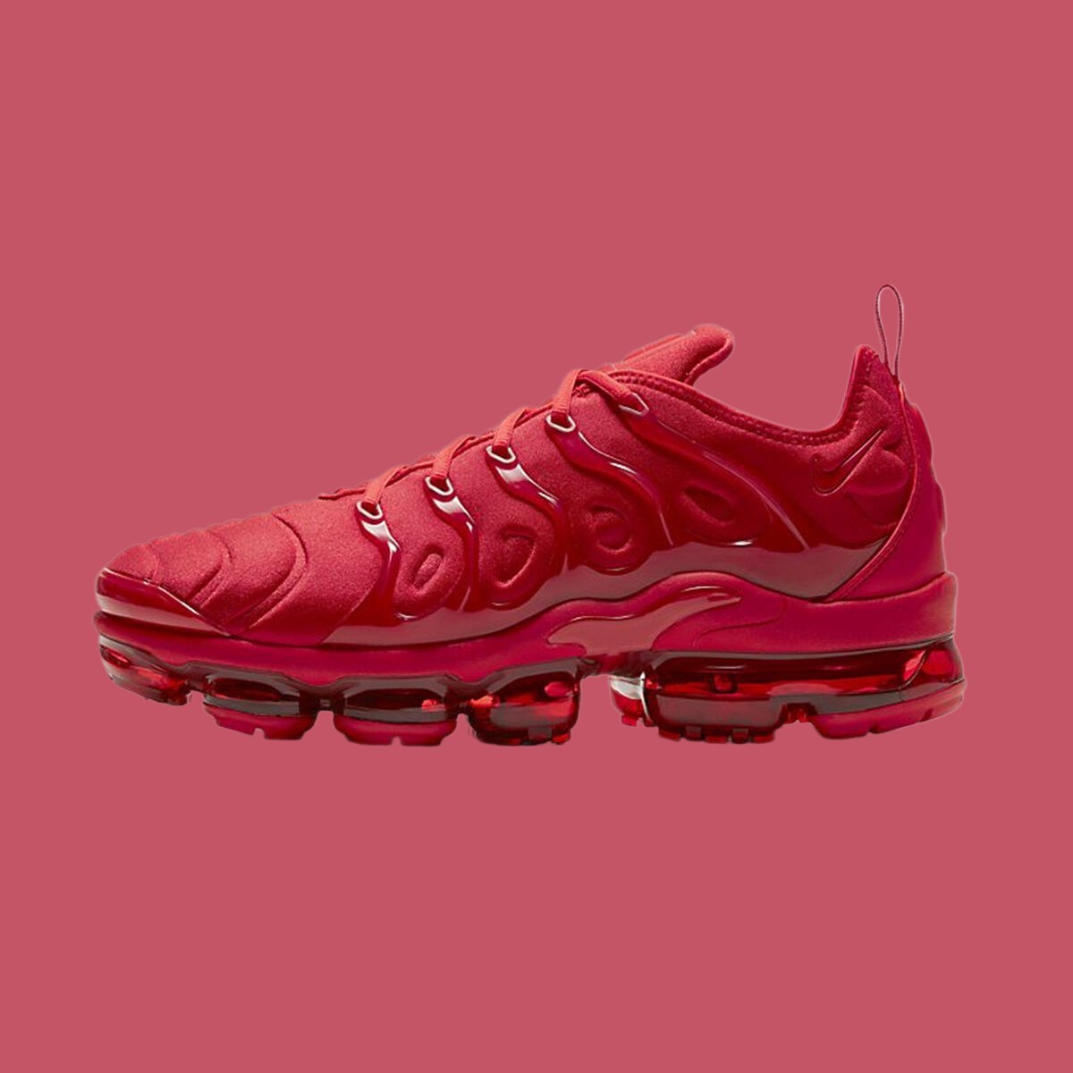 Nike Air VaporMax TN Plus Triple Red Men’s Size Sneaker Running Shoes