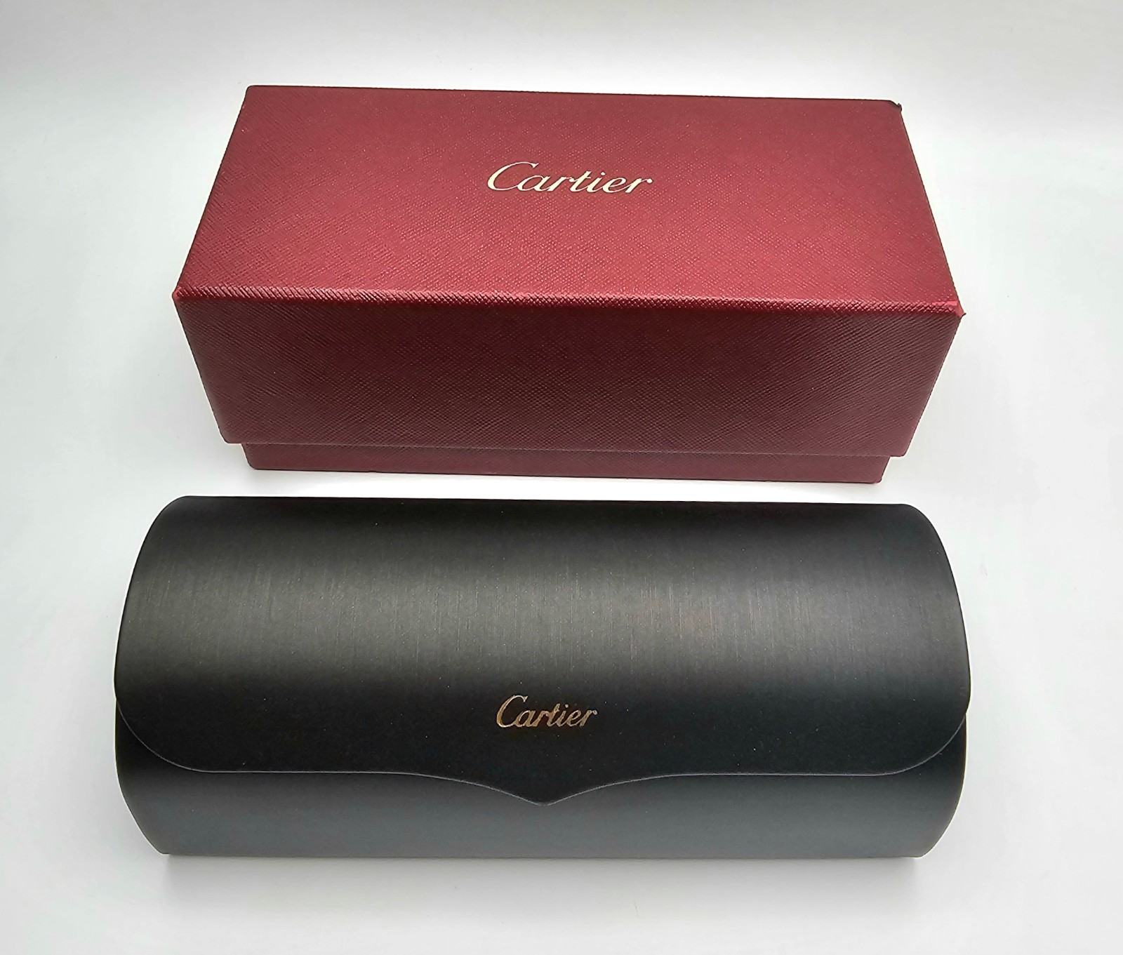 Authentic Cartier Glasses Case & Box Set w/ Cloth & Certificate NEW