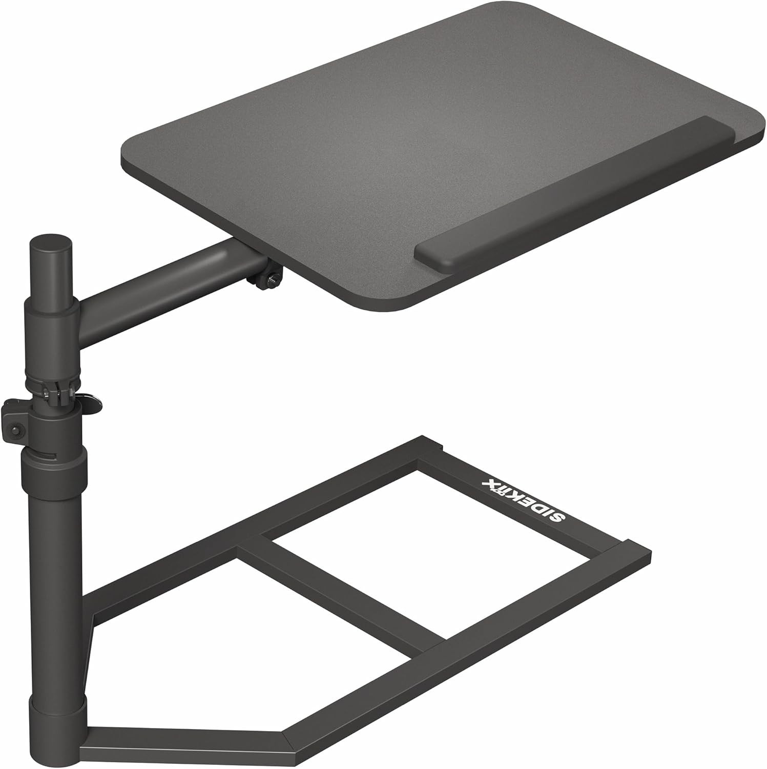 Height Adjustable Under Mattress 20 inch Bedside Desk Works W/ Lofts & Beds