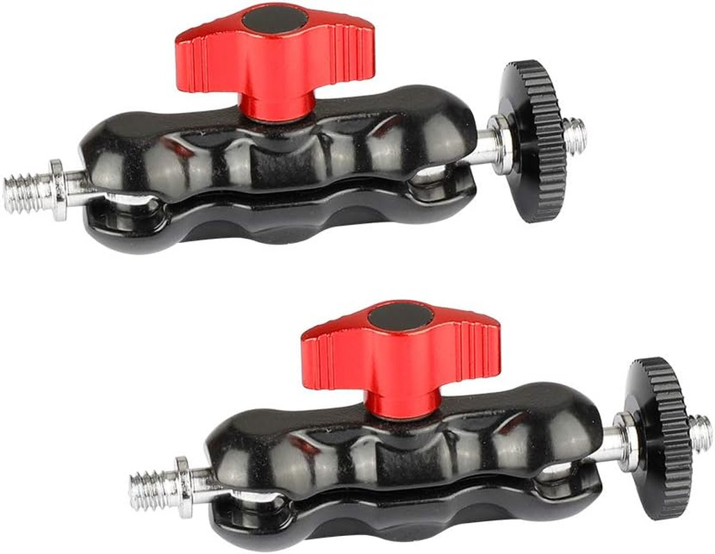 2 Pack Universal Magic Arm with Dual Ball Heads Camera Mounts
