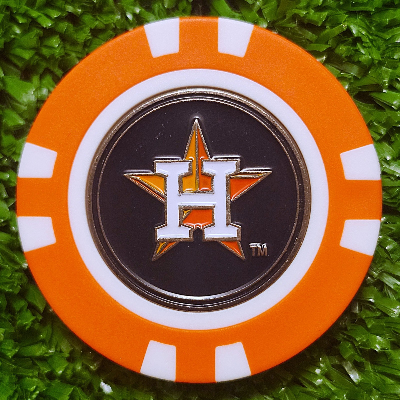 MLB Houston Astros Golf Ball Marker Magnetic Poker Chip New