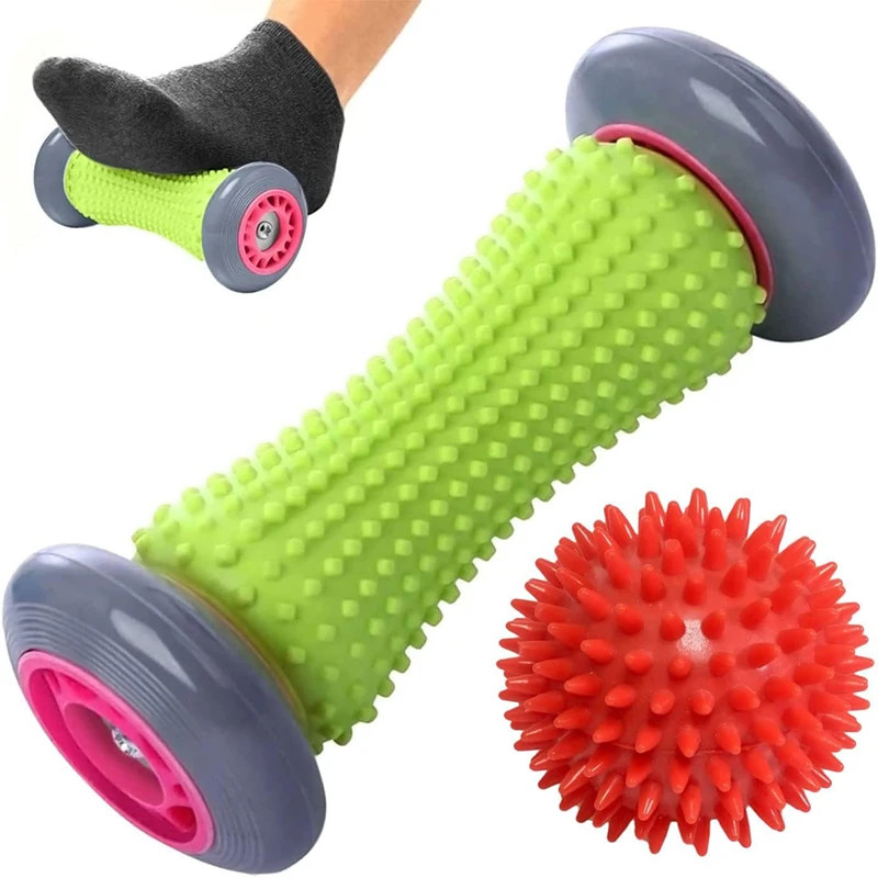 Foot Massager Massage Roller Yoga Massage Ball Plantar Fascia Roller Muscle Rela
