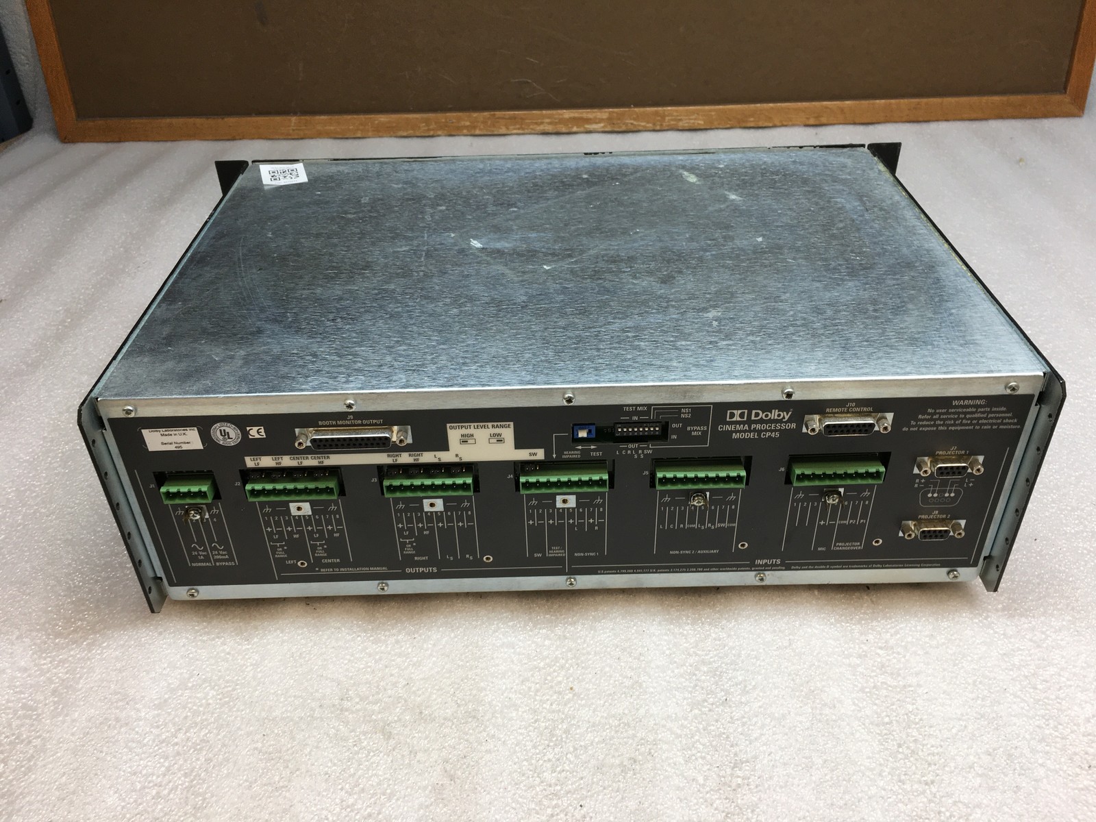 Vintage Dolby Laboratories CP45 Cinema Sound Processor 35mm Analog 5.1