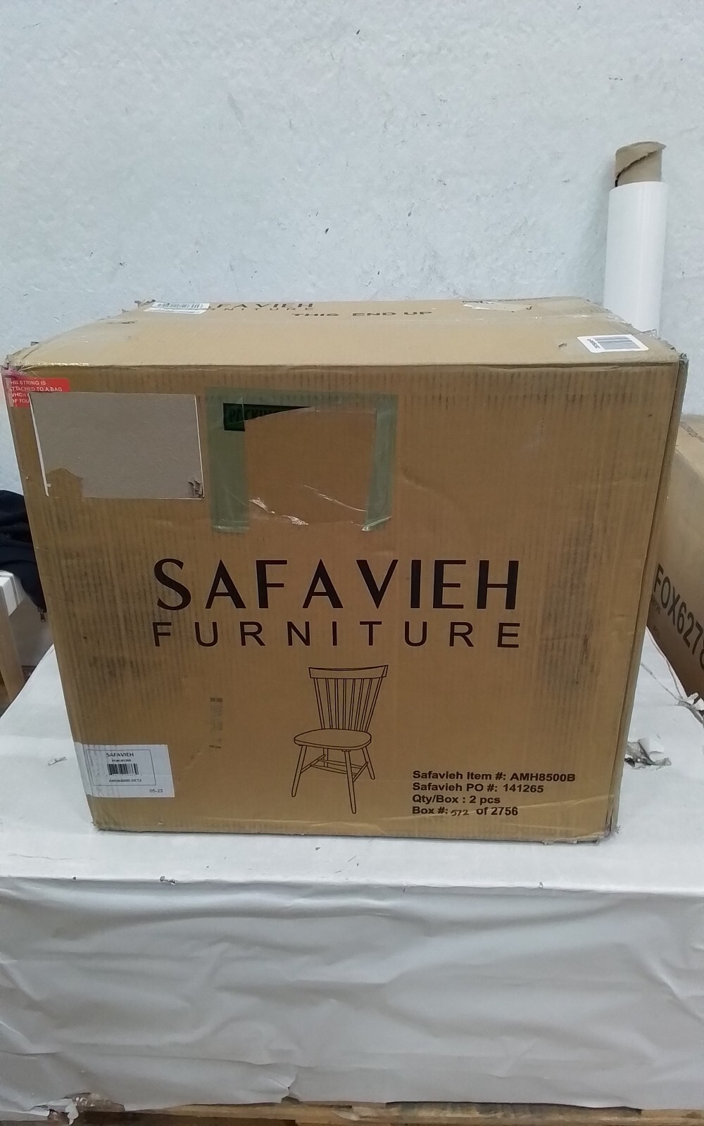 Safavieh PARKER SPINDEL SIDE CHAIR, Reduced Price 2172731354 AMH8500B