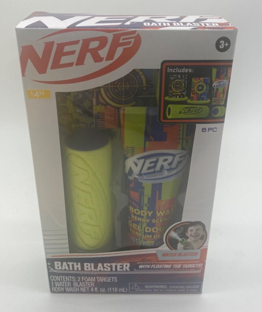 NERF BATH BLASTER Great way to get the kids to take a bath