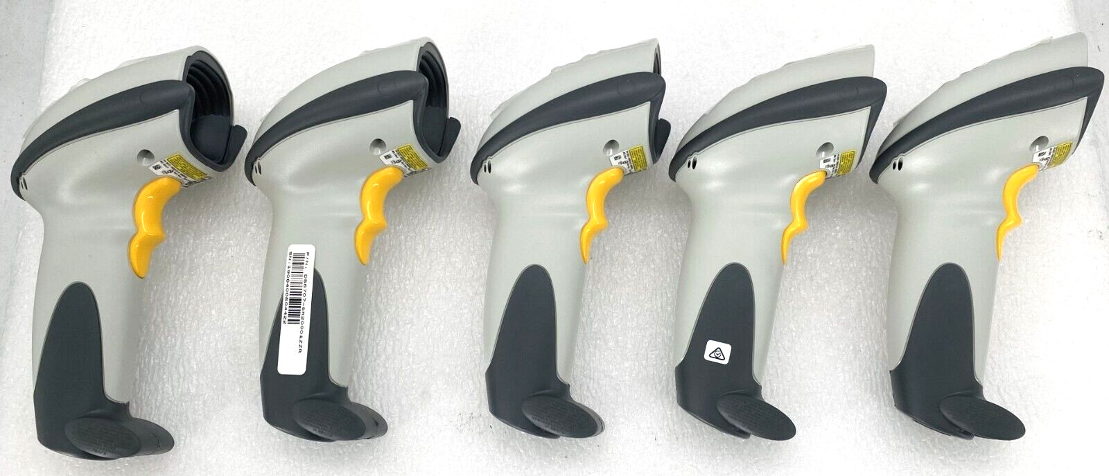 LOT OF 5 ZEBRA DS6707-SR20001ZZR HANDHELD BARCODE SCANNER *NO CABLES*