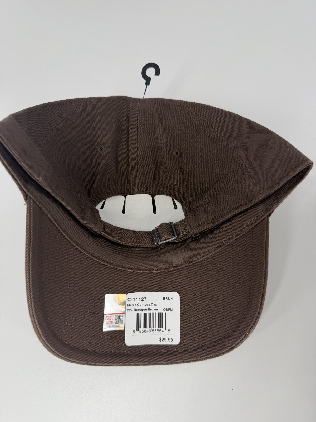 Nike Brown University Bears Baseball Mens Heritage86 Campus Cap Hat New OSFM