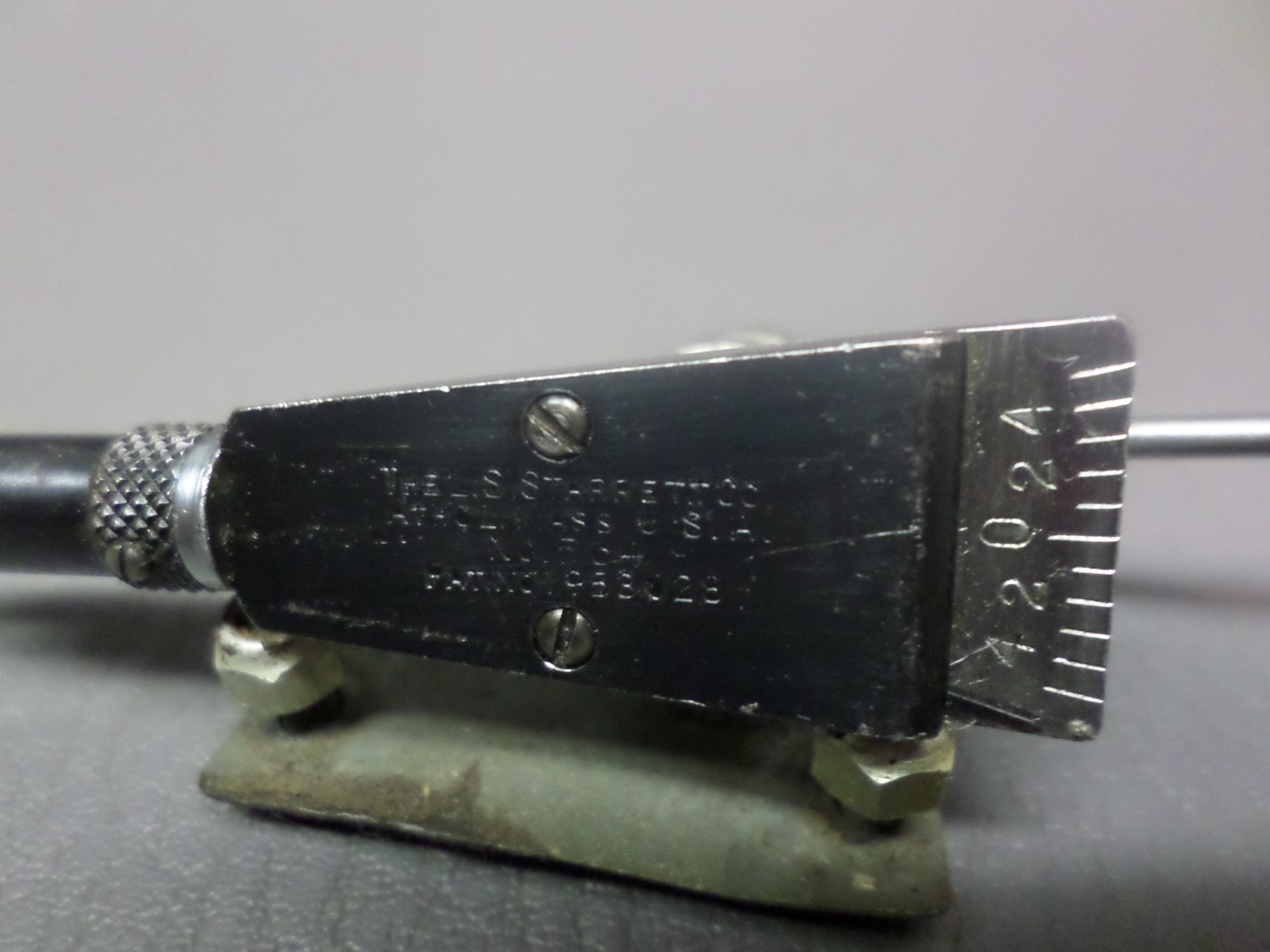 VINTAGE L.S. STARRETT NO. 564 TEST INDICATOR PART