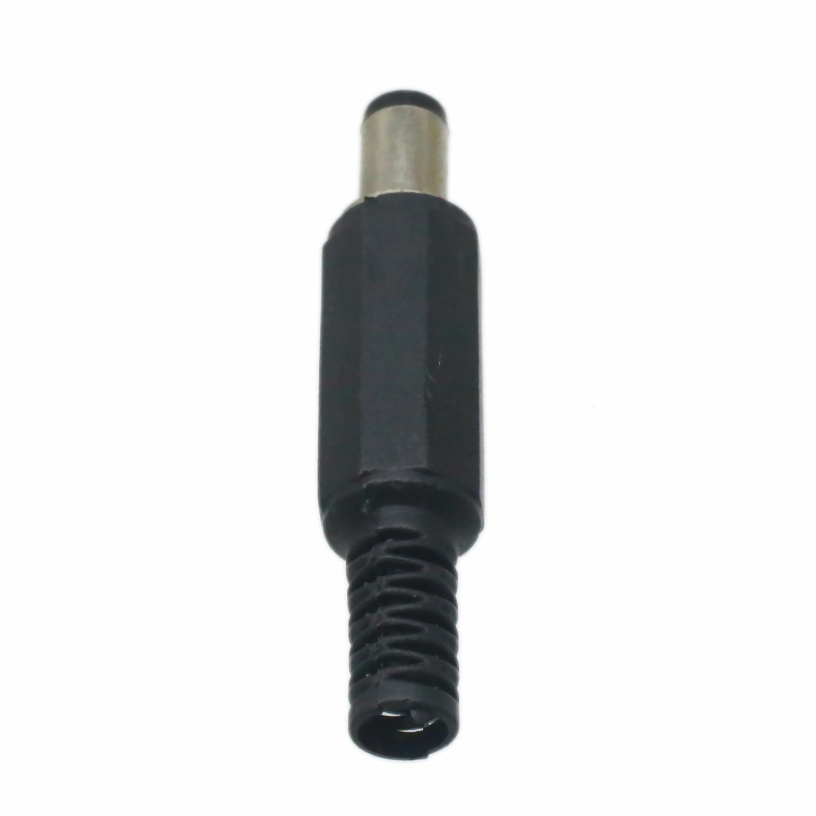 5pcs Connector 5.5mmx2.5mm male plug DC Power plastic Handle black head