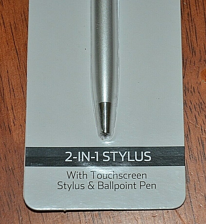 2 in 1 Stylus & Ballpoint Pen compatible with iPad iPhone touchscreen Tablet NEW