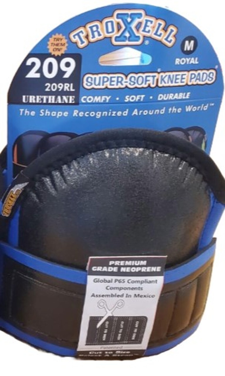 Troxell SuperSoft Royal 109 Knee Pad - Med/Reg Size Royal Blue