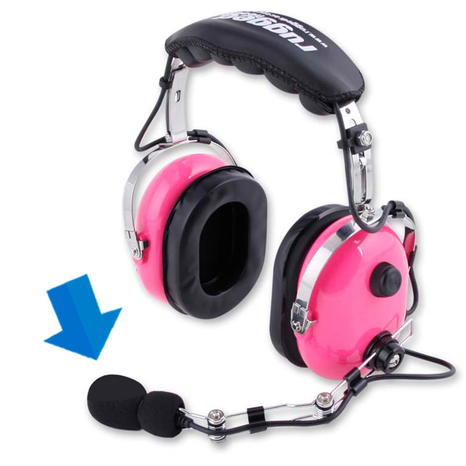 3-Pack Pop Filter for Rugged Radio Headset Mic Foam Microphone Windscreen