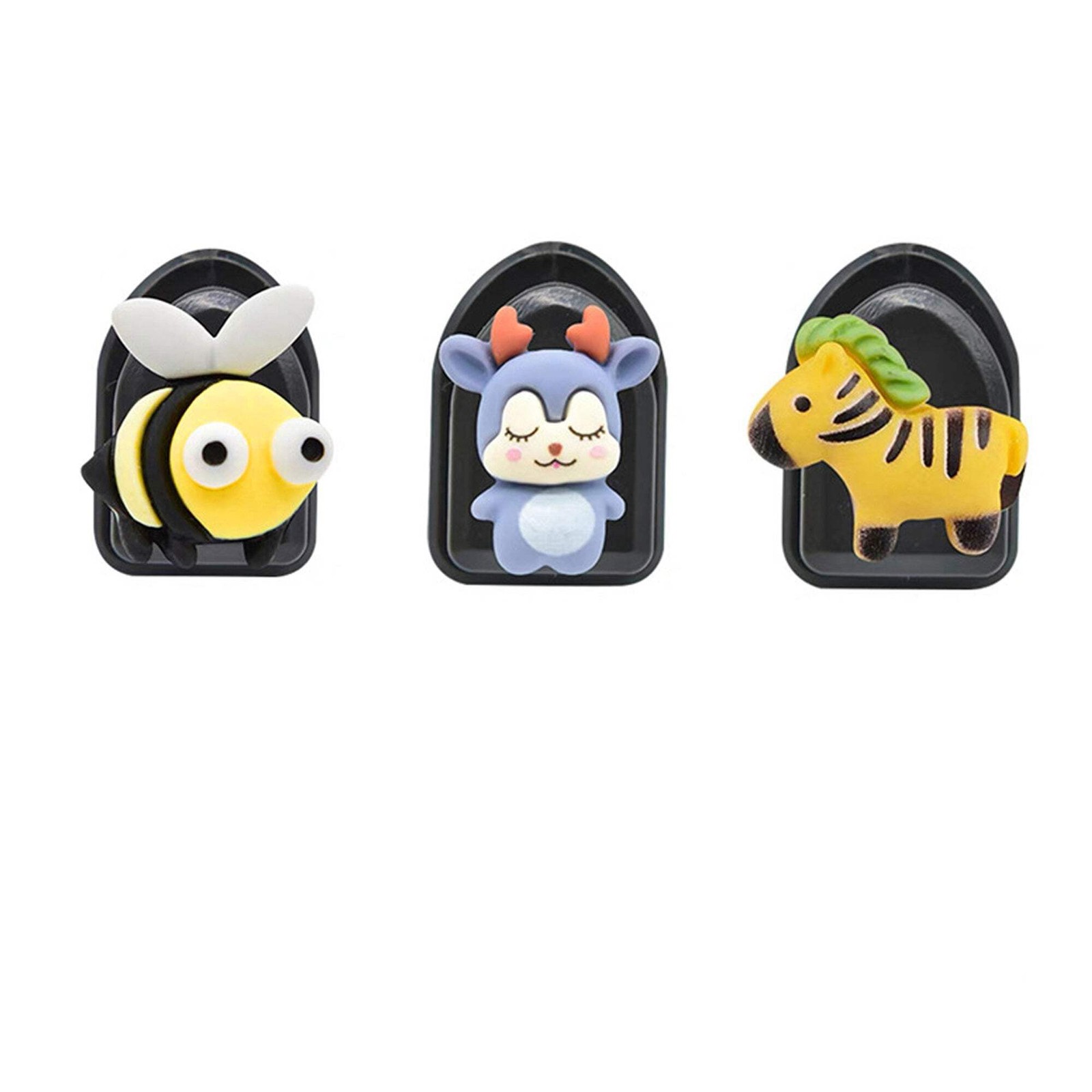 Mini Attachment Hanger for Mask Dashboard Hook Holder Cute Character Storage Org