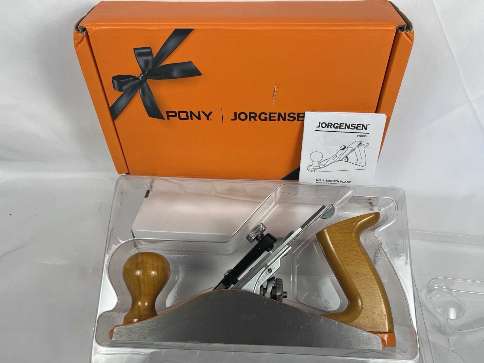 JORGENSEN No.4 10” Wood Hand Plane Pre-Owned Smoothing Plane Tool