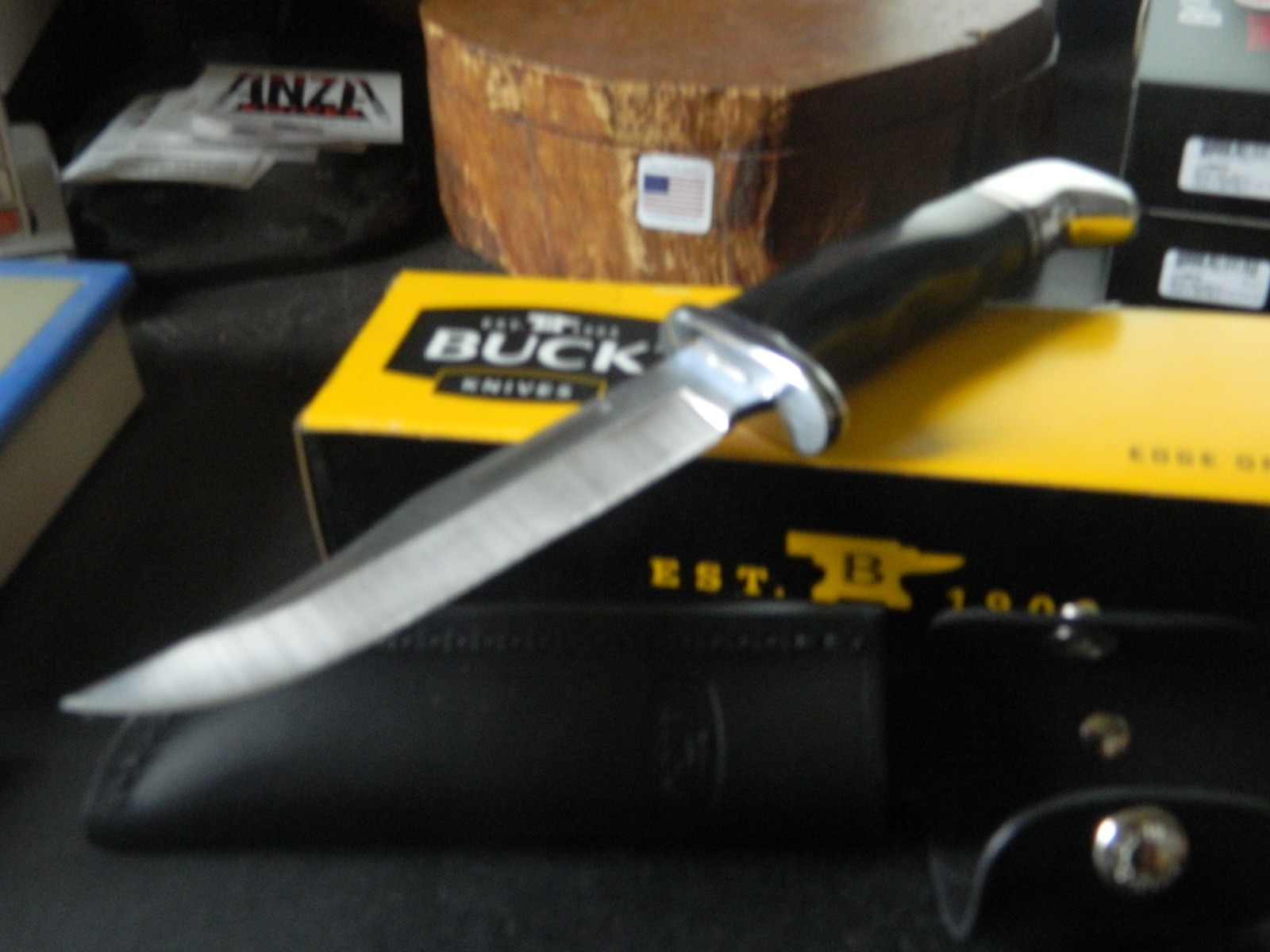 BUCK 119 MADE IN USA SKINNER FIXED BLADE HUNTING DO-ALL KNIFE 2024 ORIG. BOX