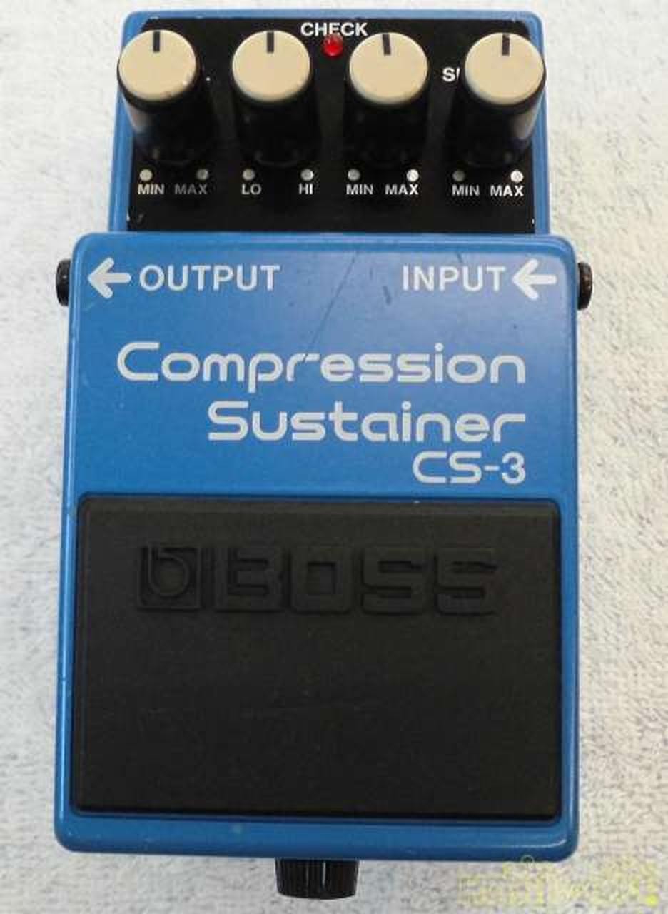 BOSS CS-3 Compression Sustainer Guitar Effects Pedal Used, Rusty Mounting Holes