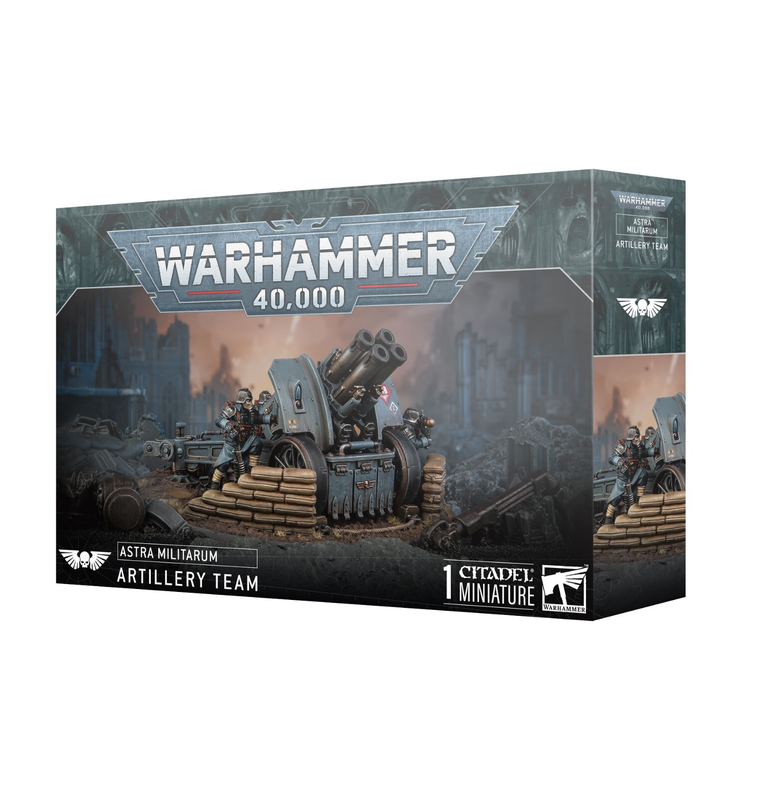 Warhammer 40k Astra Militarum Death Korps of Krieg Artillery Team NEW in BOX
