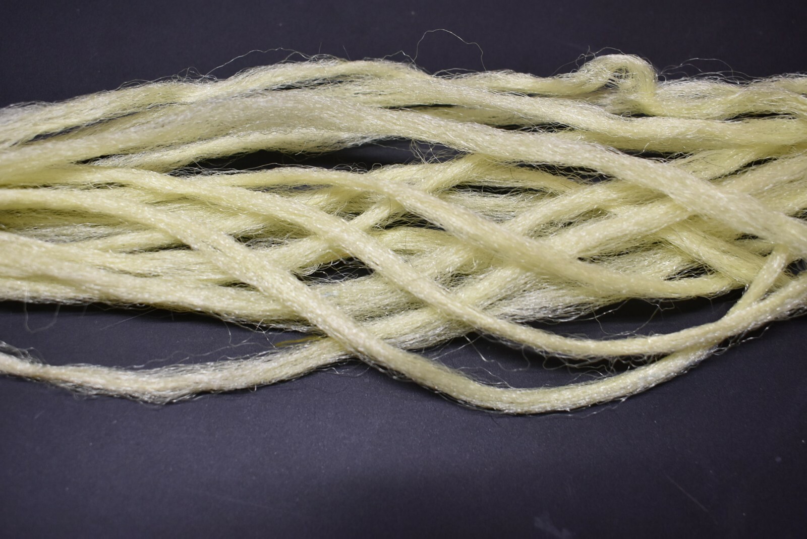 15 SOFT YELLOW Polypropylene Polypro Poly Yarn / Parachute Posts Fly Tying