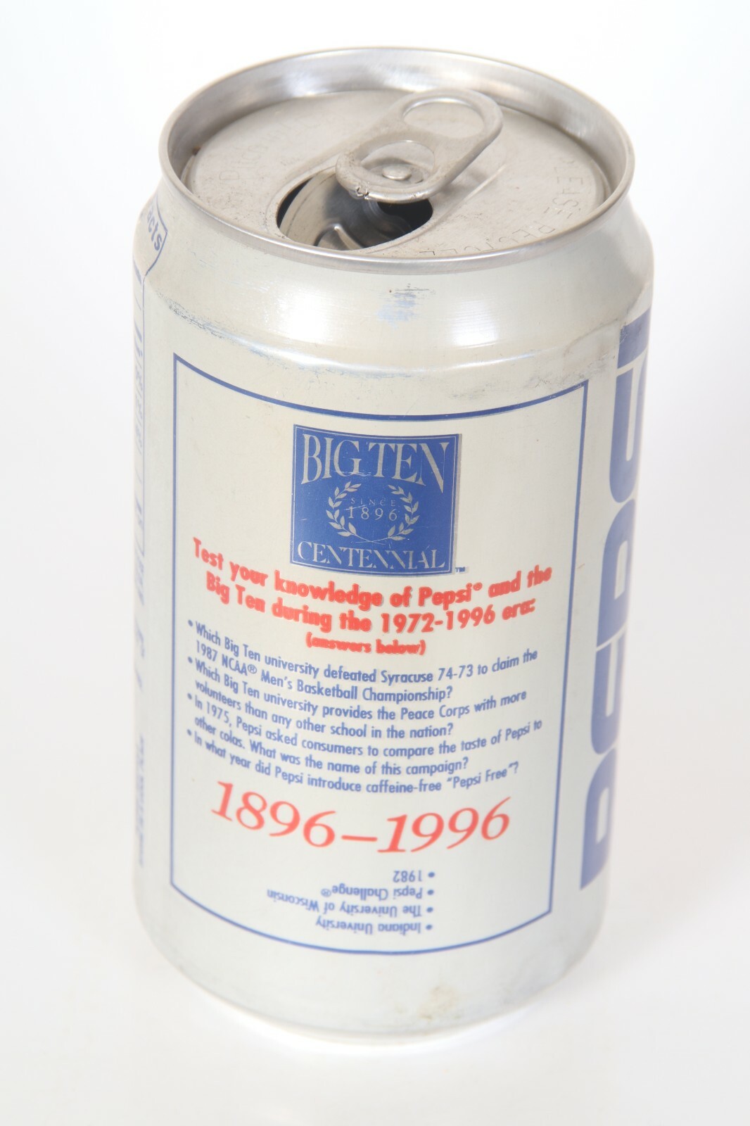 Pepsi soda can - Big Ten Centennial