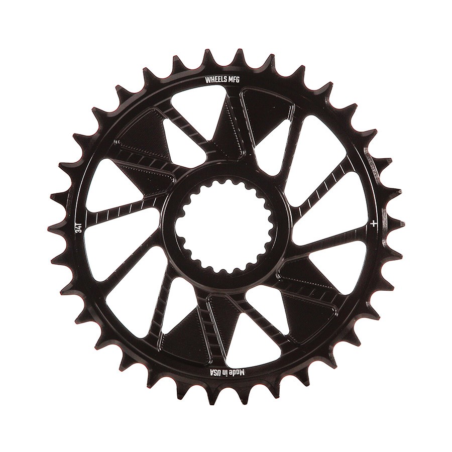 Wheels Manufacturing DM HG+ Inboard, Chainring, Teeth: 34, Speed: 12, BCD: