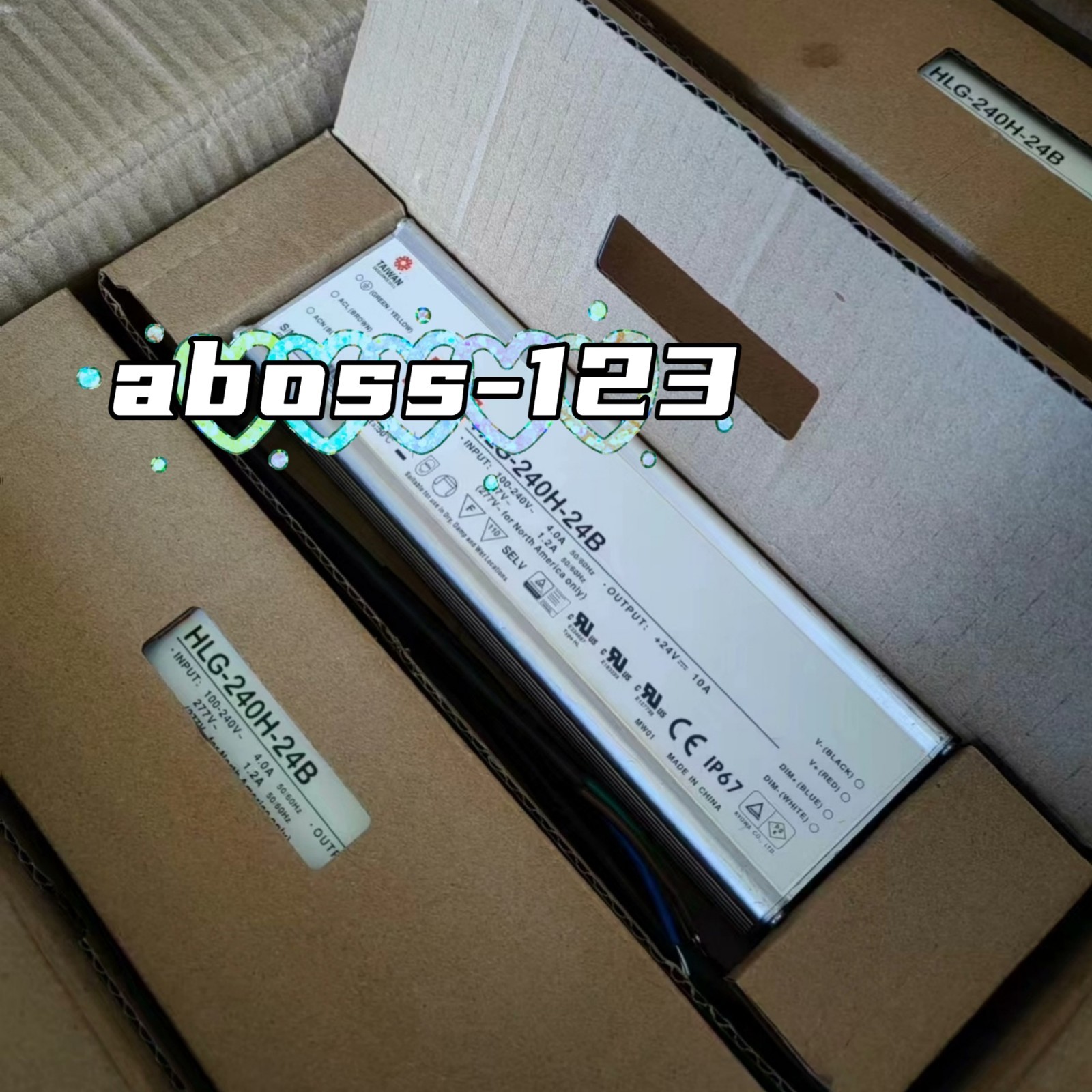 Mean Well HLG-240H-24B | 24V Switch Power Supply#1pcs New In Box