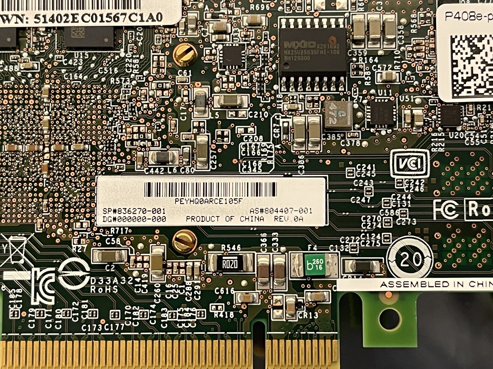 HPE P408e-p Smart Array SR 12G/s External Controller 4GB Cache PCI-e SATA SAS
