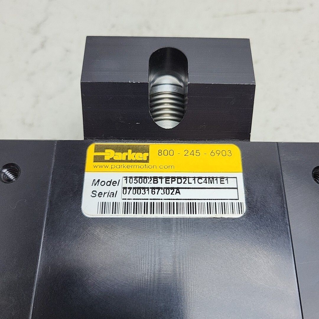 Parker 105002BTEPD2L1C4M1E1 Ball Bearing Linear Positioner Table 5" x 5"