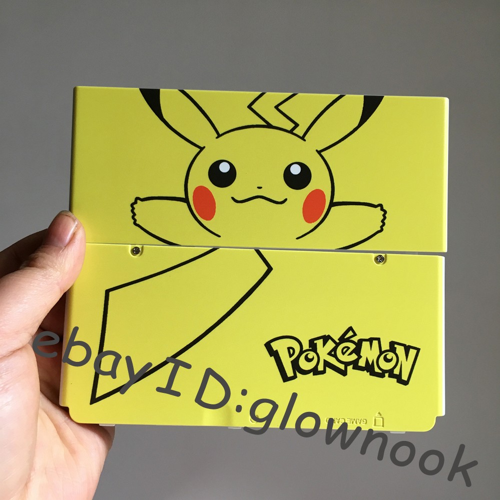 Pokémon Pikachu Nintendo NEW 3DS console parts Cover Replacement Shell Rare!Hot！