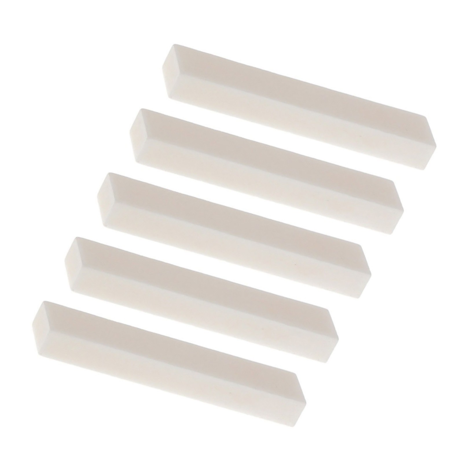5PCS Buffalo Bone Blank String Bridge Saddle Nut for Accoustic Classical Guitar