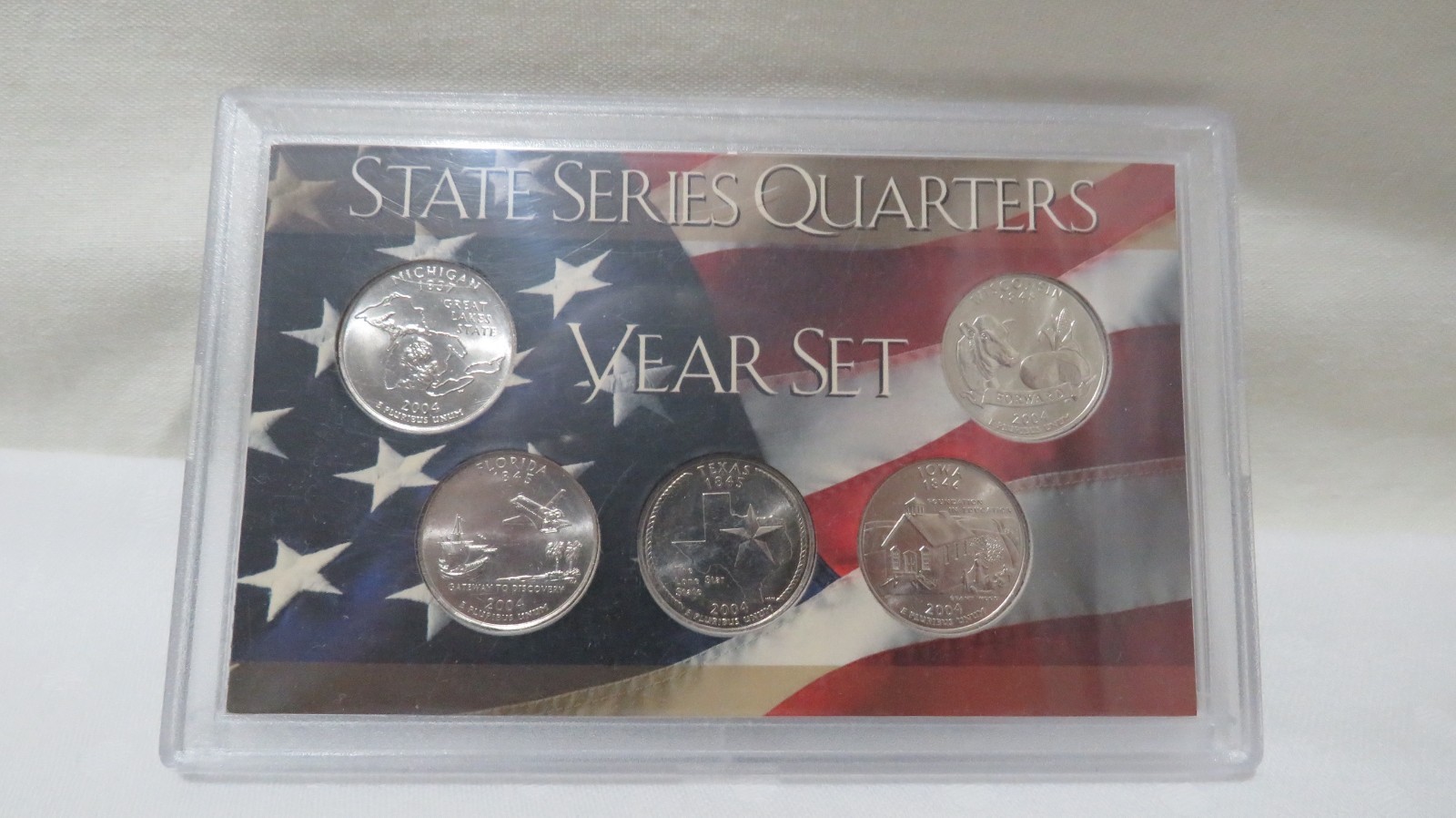 Coins, Quarters, USA, 2004, D, 5 States, Proof,