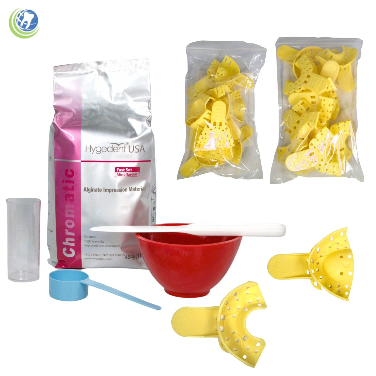 Grillz Custom Molding Impression Kit Anterior Upper & Lower Gold Silver Teeth