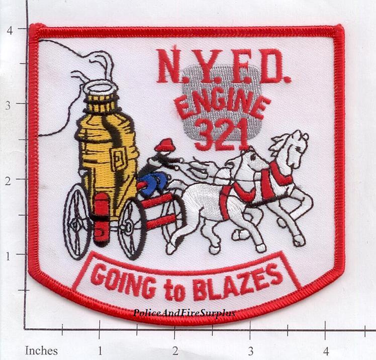 New York City NY Fire Dept Engine 321 Patch v11
