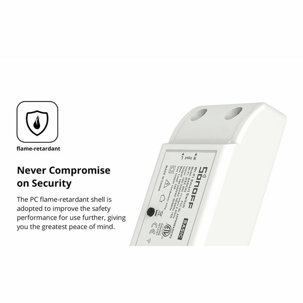 Basic R2 10A Wifi DIY Smart Wireless Remote Control Switch eWeLink Light Module