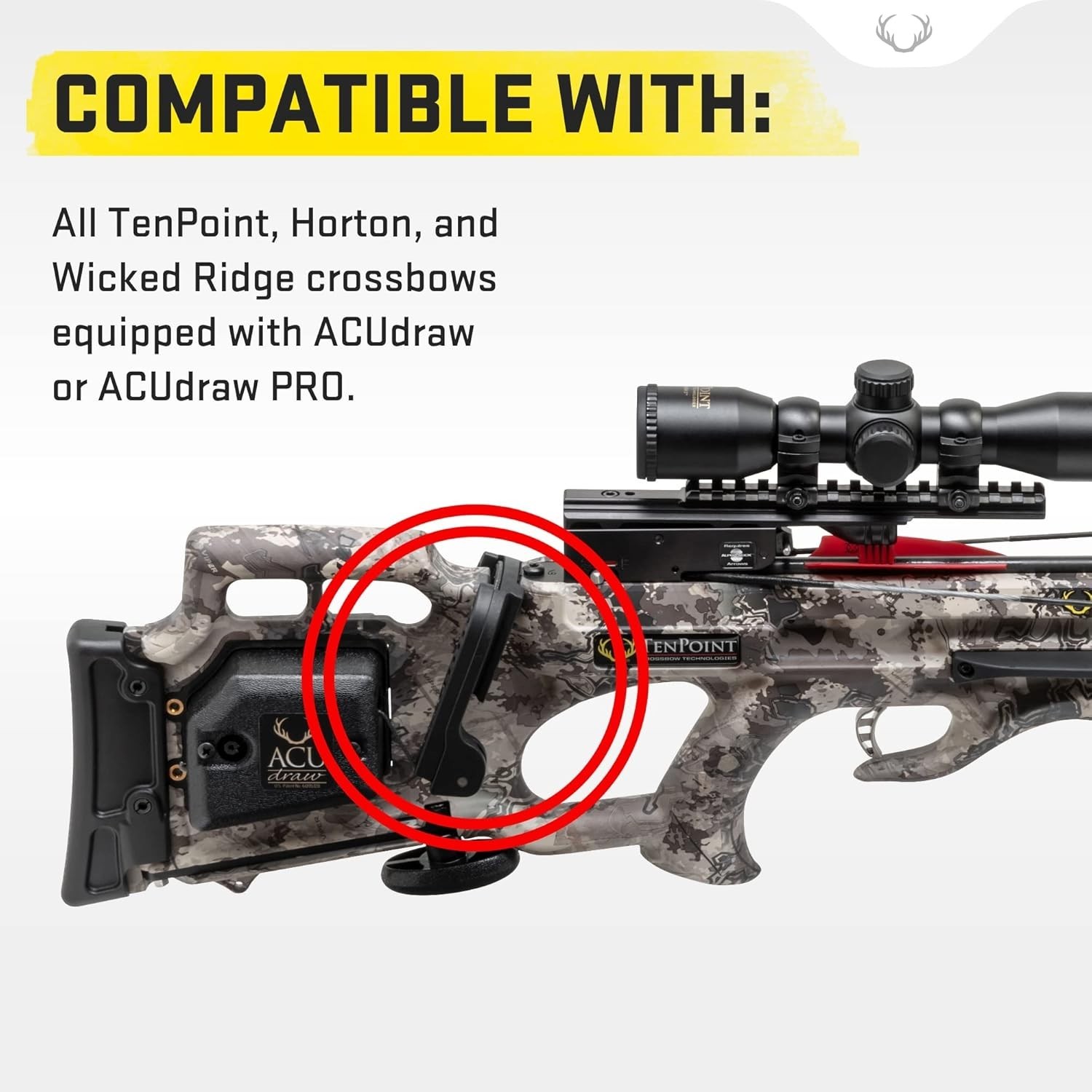 ACUdraw Claw with Self-Centering Draw Cord - For Consistent Cocking with Less...