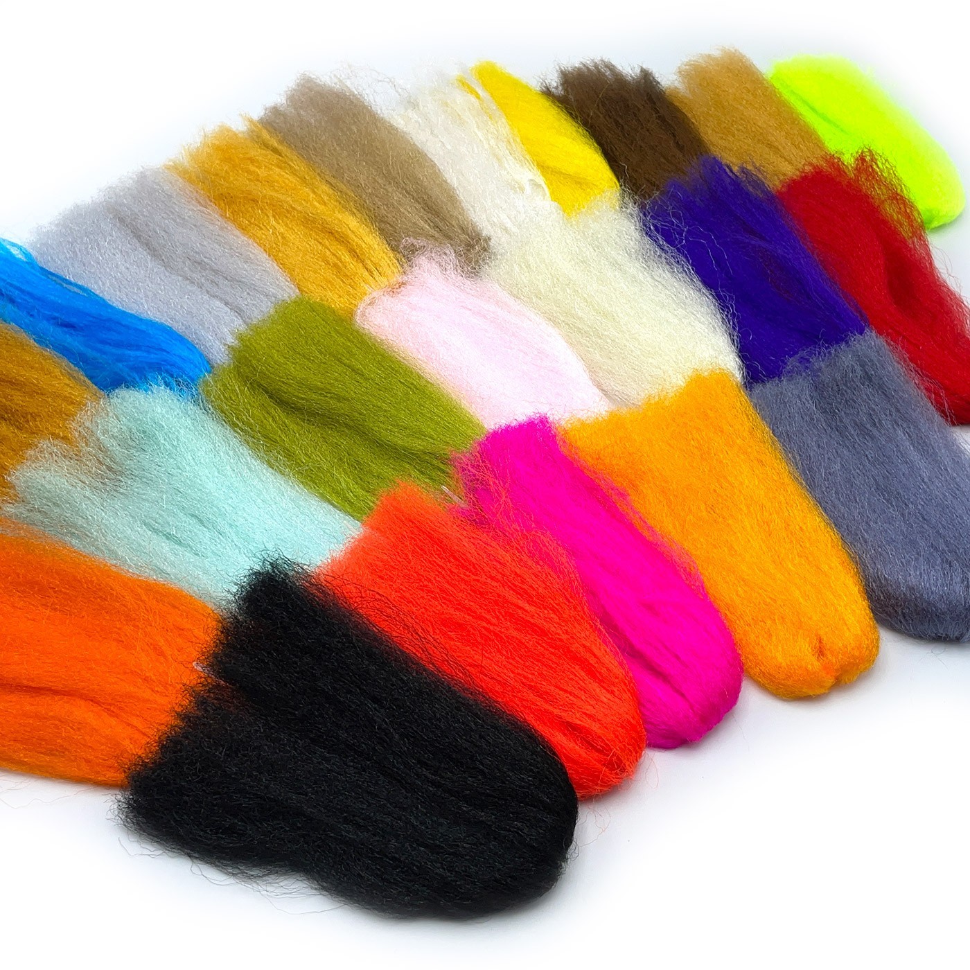 HARELINE ICE FUR - Fly Tying Craft Fur Synthetic Marabou Fiber - 22 Colors NEW!