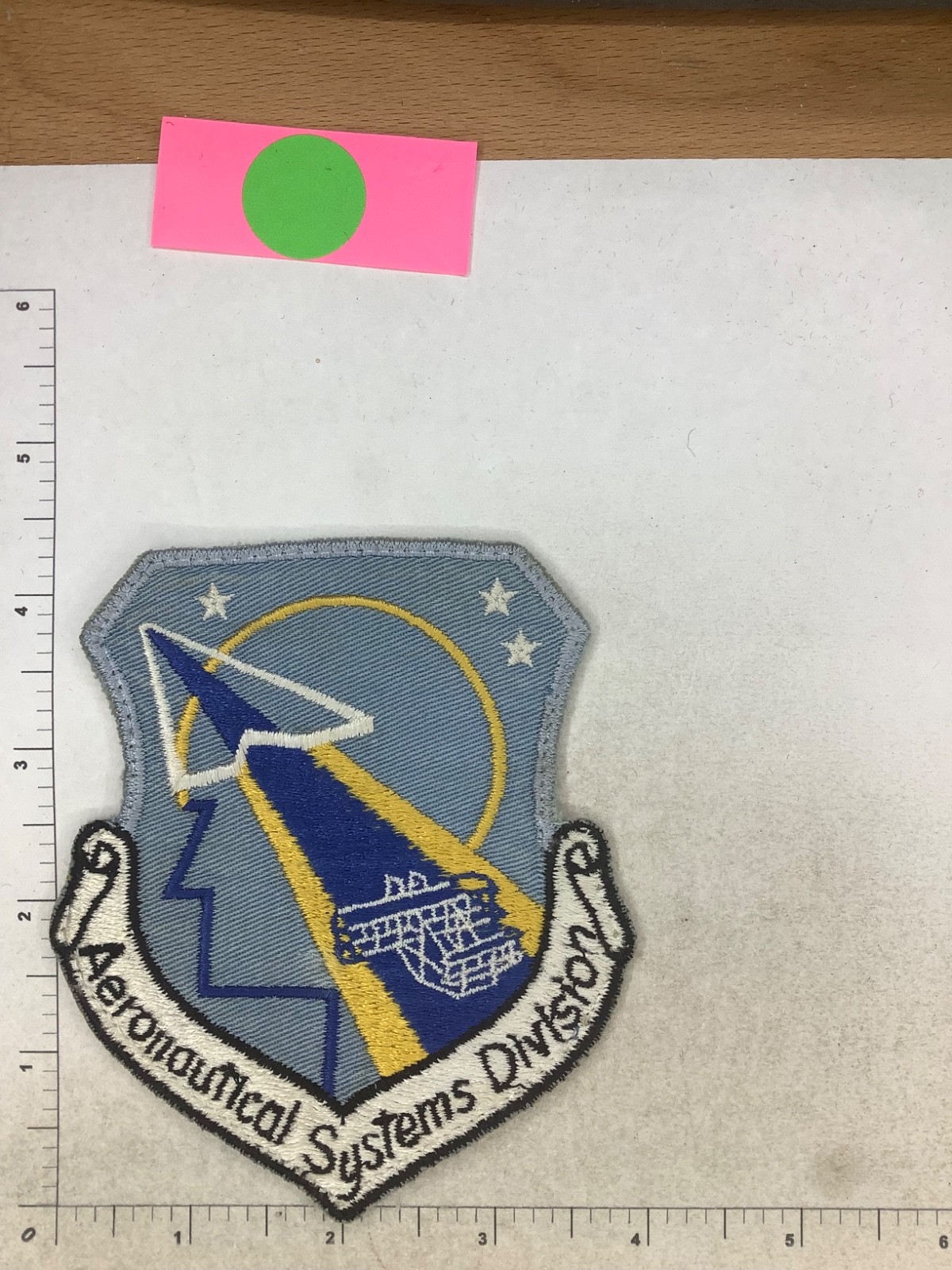 VINTAGE  USAF AERONAUTICAL SYSTEMS DIVISION SQUADRON PATCH