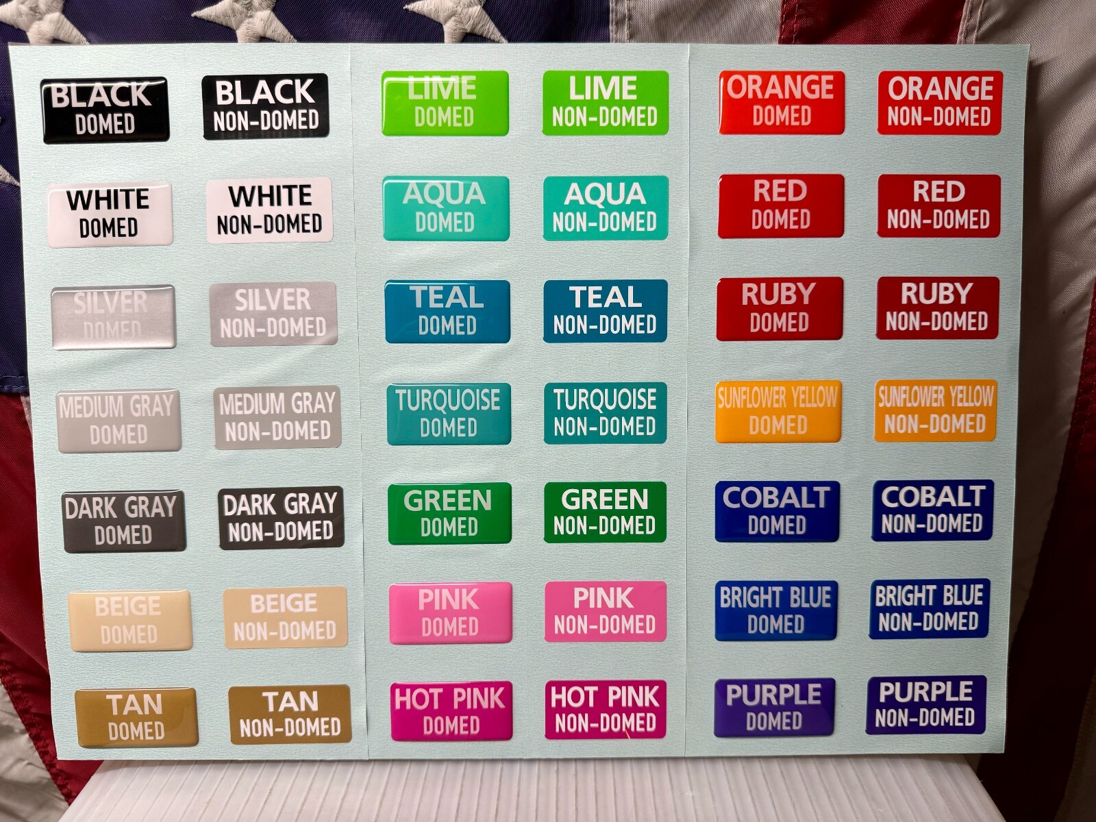 Fits 2014-2024 Silverado *ONLY* DOMED emblem overlay precut (SOLID Colors!)