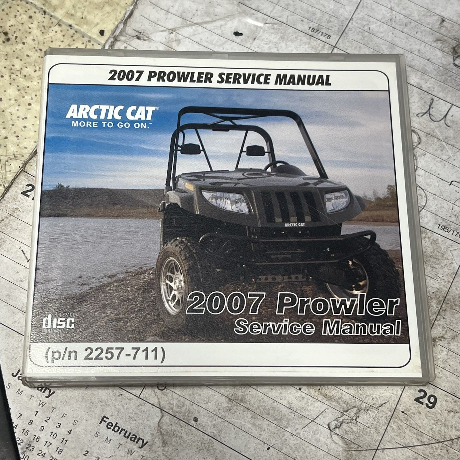 2007 Arctic Cat Prowler Service Manual CD