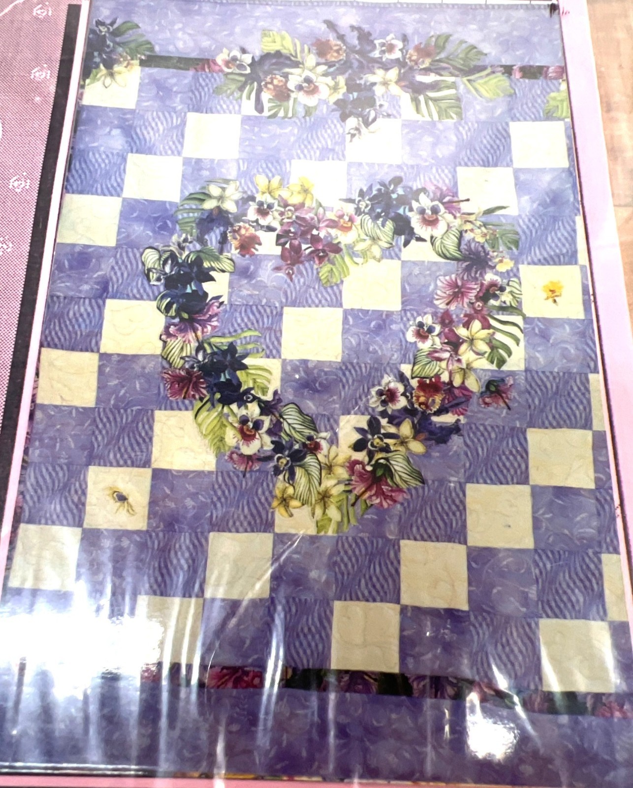 Laras Baby Quilt Pattern By Peddlers Of Danville Floral & Heart Design For Baby