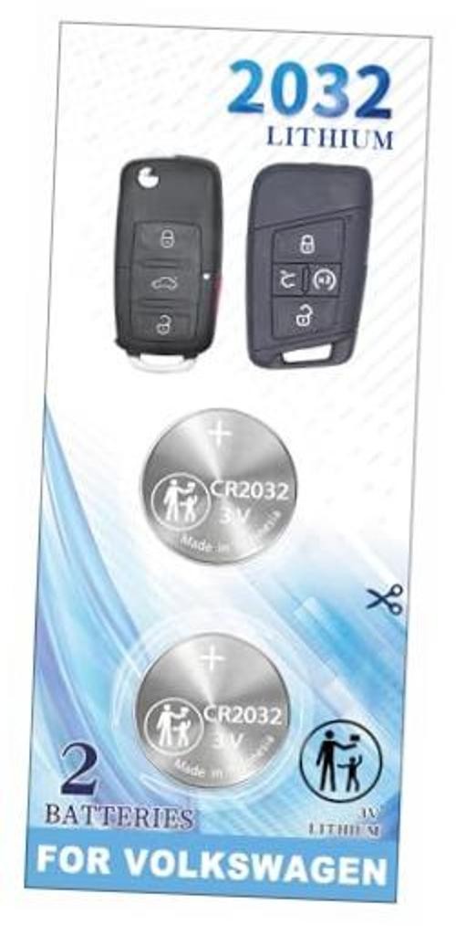 Key Fob Battery Replacement for Volkswagen VW Jetta Golf Atlas Passat Beetle