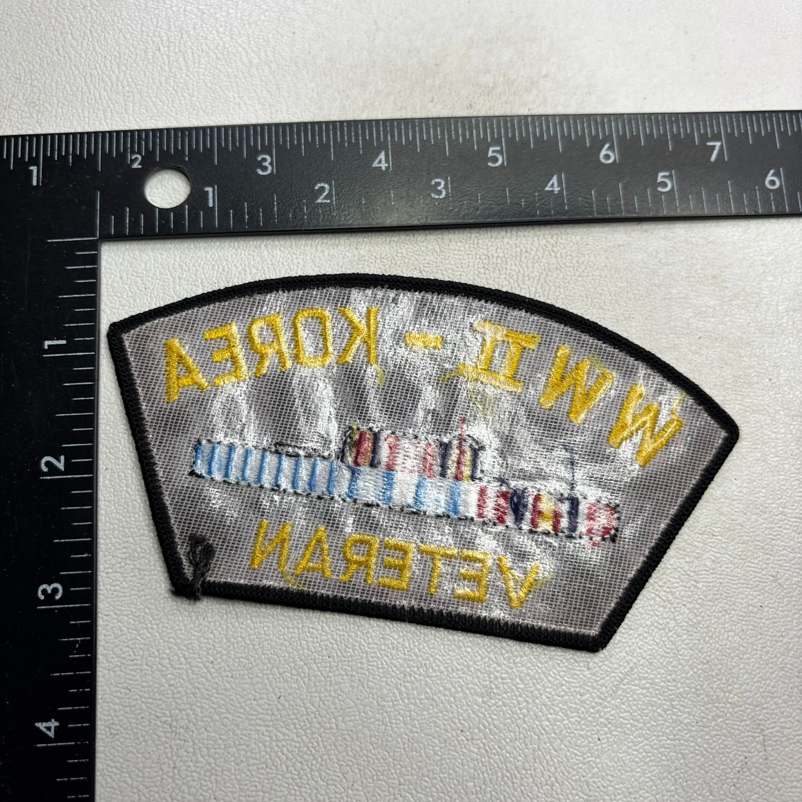 WWII KOREA VETERAN Hat Patch (Military) 60XV