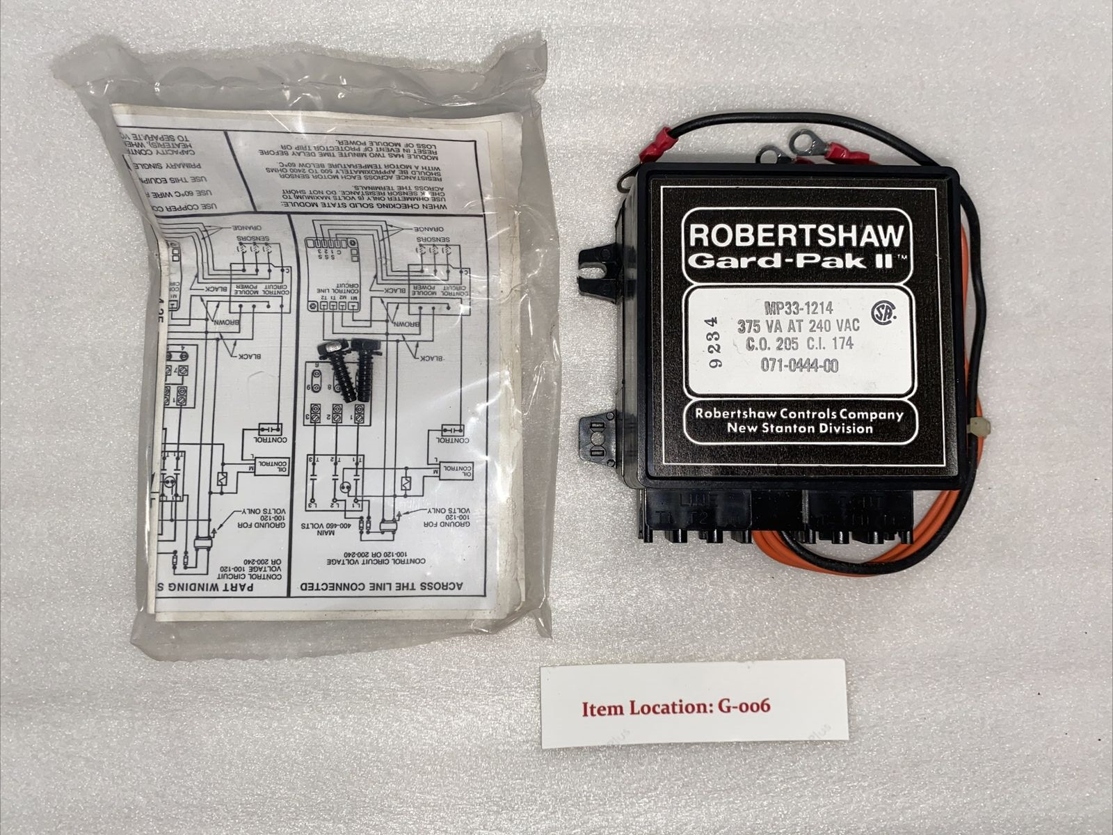 MP33-1214 Robertshaw