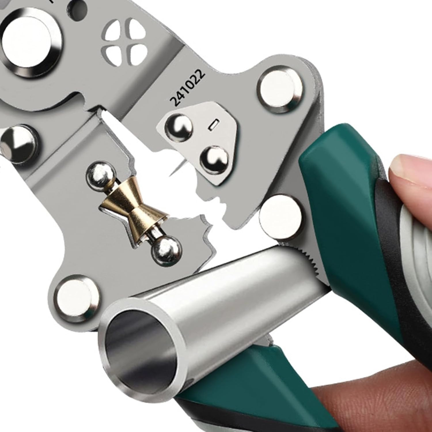 New 21-in-1 Foldable Wire Stripper,Multi-function Wire Stripping Cable-Cutter