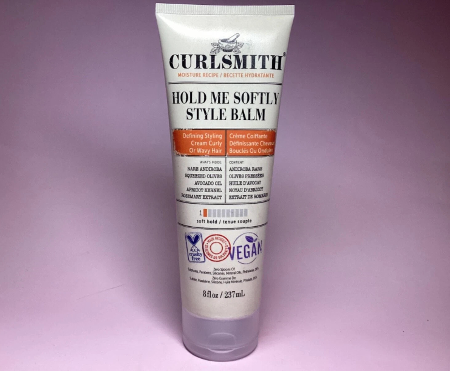 CURLSMITH ~ Hold Me Softly Style Balm ~ 8 fl oz / 237 ml ~ NEW + FAST FREE SHIP!