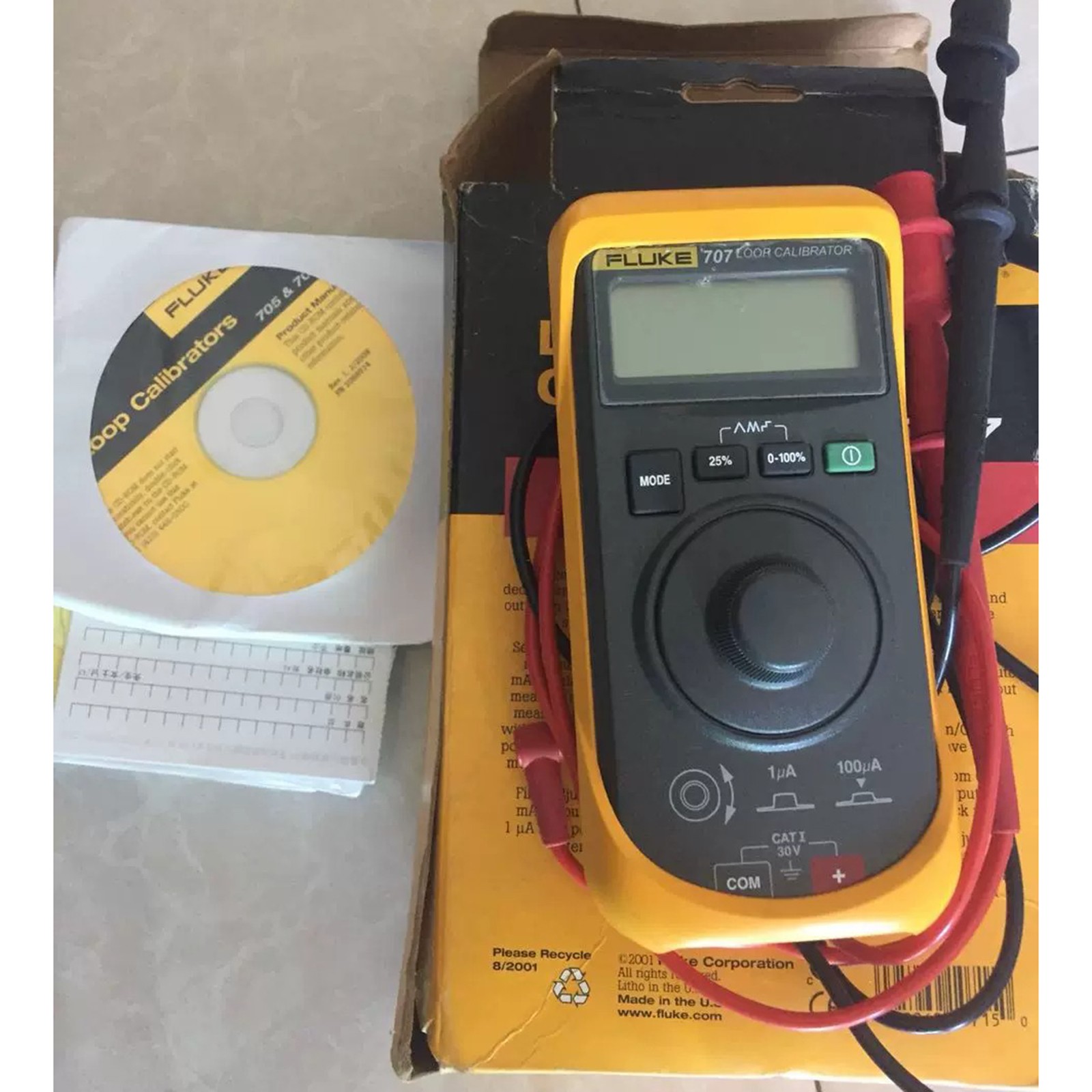 1pc new Fluke 707 oop calibrator instrumentation Fast Delivery #YP1