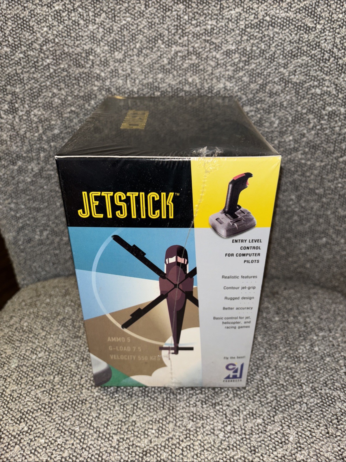 New & Sealed JS124 Vintage Joystick Controller Jetstick Computer IBM PC 200-505
