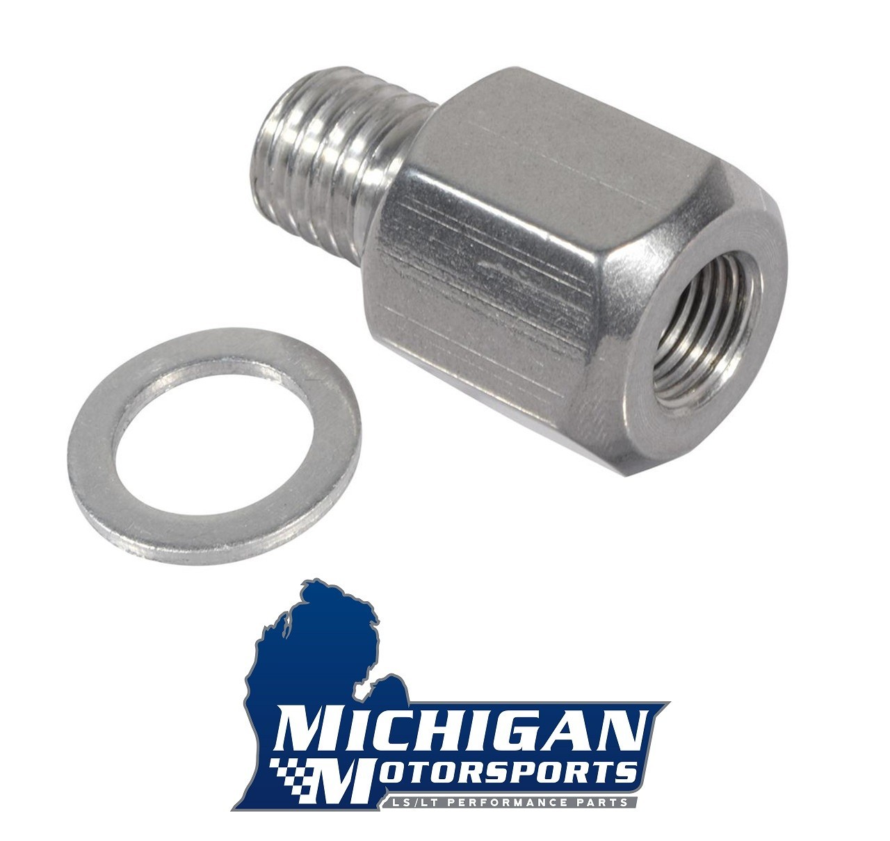 Male M12-1.75 to Female 1/8-27 NPT Adapter for Gen V Oil Sensor LT1 L83 L86 LT4